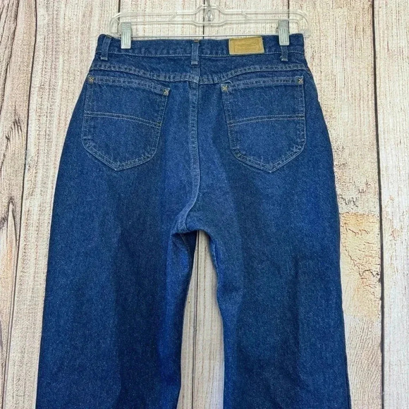 Vintage L.L Bean Double L Womens Straight Jeans Blue size 12 - Picture 6 of 11